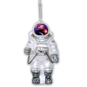 Astronaut Glass Christmas Ornament| OrnamentallyYou - 1 of 4