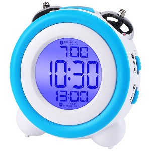 REGALWOVEN Battery Powered Plastic LED Round Alarm Clock 4.3"L x 2.4"W x 4.3"H 1 Pc - 1 of 4