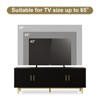 Vipbear 70" Fluted TV Stand with Adjustable Shelf for TVs up to 80 Inches,Entertainment Center with Storage,Modern TV Console for Living Room - 3 of 4