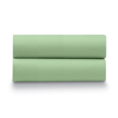 Olive Cotton Sateen Standard/Queen Pillowcase Set
