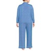 Lands' End Women's Cooling 2 Piece Pajama Set - Long Sleeve Top and Pants - 2 of 3