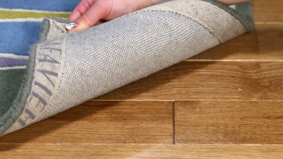 Soho 2' x 3' Grey and Multicolor Wool Area Rug