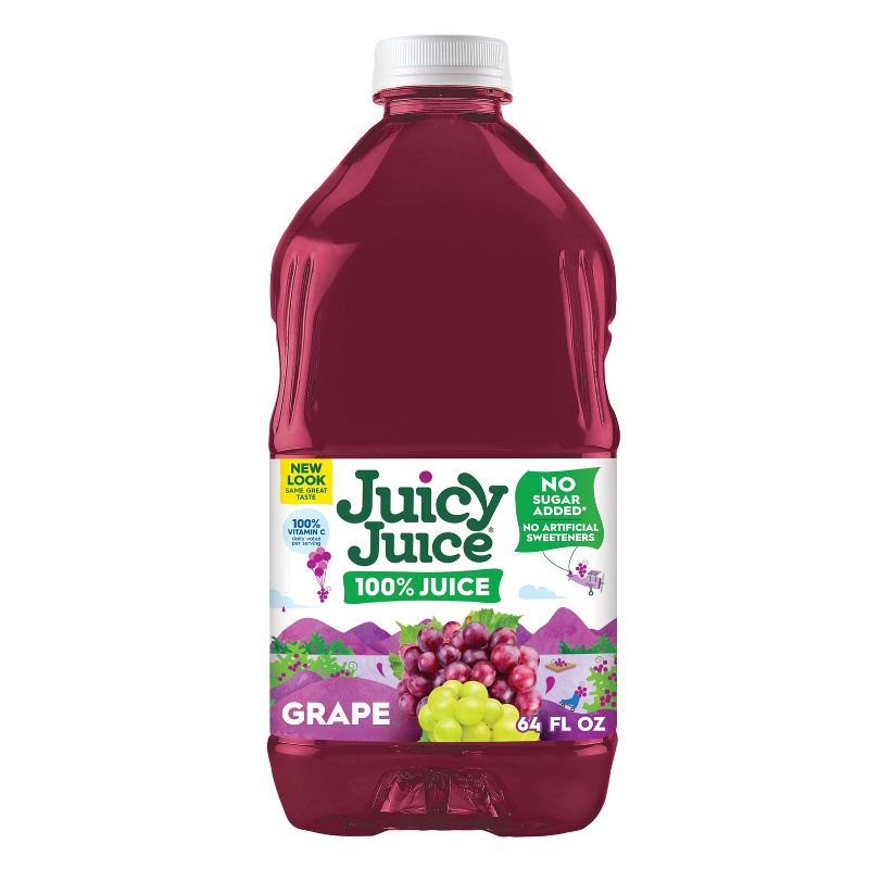 Juicy Juice 100% Grape Juice - 64 fl oz Bottle, 1 of 8
