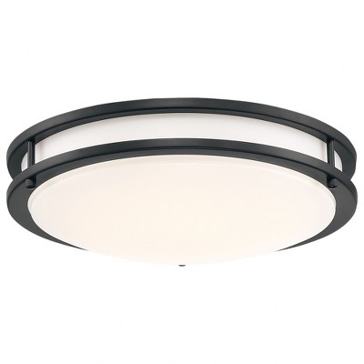 Access Lighting Solero Iii 1 - Light Flush Mount in  Matte Black