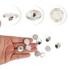 Unique Bargains Women's Round Buttons for Clothes Beige 10 Pcs - 3 of 4