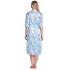 Casual Nights Women's Satin 2 Piece Robe and Nightgown Set - 3 of 4