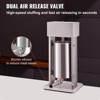 VEVOR Electric Stuffer, 15L Large Capacity, 260W Vertical Sausage Stuffer with Speed Stepless, 304 Stainless Steel Sausage Machine, Silver - 4 of 4