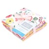 Hudson Baby Infant Girl Flannel Cotton Washcloths, Modern Botanical 12 Pack, One Size - 2 of 4