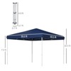 DSVIMOY 13'*13' Pop Up Canopy Tent, Outdoor Instant Gazebo Sun Shade Shelter for Catering, Wedding, Dark Blue, 157.2"*157.2"*124.8" - 3 of 4
