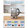 1.7L Glass Electric Kettle with Color-Changing LED, 7 Temperature Presets, Keep Warm Function, 1500W Fast Boil, Auto Shut-Off for Tea & Coffee - 4 of 4