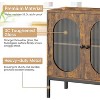 Rattan Storage Sideboard, Kitchen Cabinet with 2 Doors, Modern Style Storage Unit, 80 x 40 x 83 cm, Furniture for Living Room, Kitchen - 4 of 4