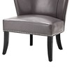 NicBex Faux Leather Accent Chair,Upholstered Living Room Chairs with Mid-Height Backrest,Modern Armless Chair,Accent Chairs for Living Room - 4 of 4