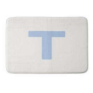 Deny Designs April Lane Art Block Monogram Memory Foam Bath Mat - 1 of 4
