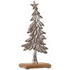 Northlight Embossed Swaying Tree Metal Christmas Decoration - 12" - 3 of 4