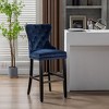 WestinTrends 29" Tufted Velvet Counter Stool - 2 of 4