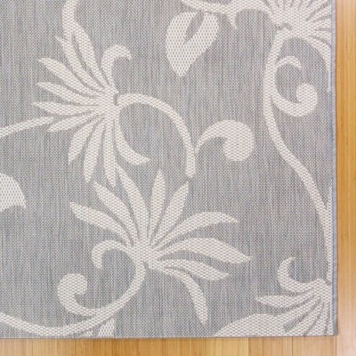 Reyn Spooner Polynesian Gray Cream 8' x 10' Synthetic Area Rug
