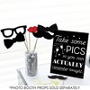 Big Dot of Happiness Take Some Pics Funny Photo Booth Sign - Printed on Sturdy Plastic Material - 10.5 x 13.75 inches - Sign with Stand - 1 Piece - 2 of 4