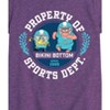 Girls' - Spongebob Squarepants - Property Of Bikini Bottom Sports Dept Fitted Short Sleeve Graphic T-Shirt - 2 of 4
