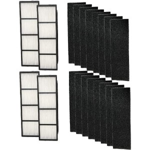 Nispira True HEPA + Activated Carbon Replacement Filters Compatible with Air Purifier Finn Part RFT9908. 4 Sets - 1 of 4