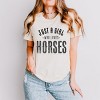 Simply Sage Market Just A Girl Who Loves Horses Short Sleeve Tee - 2 of 4