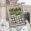 Briarwood Lane Checkered Mittens Burlap Winter House Flag Warm Wi - 4 of 4