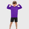City Threads Swim UPF 50+ Hooded Long Sleeve Rashguard Tee for Boys and Girls - USA-Made - 2 of 4