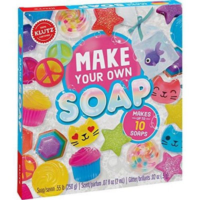 Klutz Make Your Own Soap Craft & Science Kit, Includes Soap Bases, Molds & Glitter, Ages 6 and Up