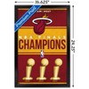 Trends International NBA Miami Heat - Champions 23 Framed Wall Poster Prints - 3 of 4