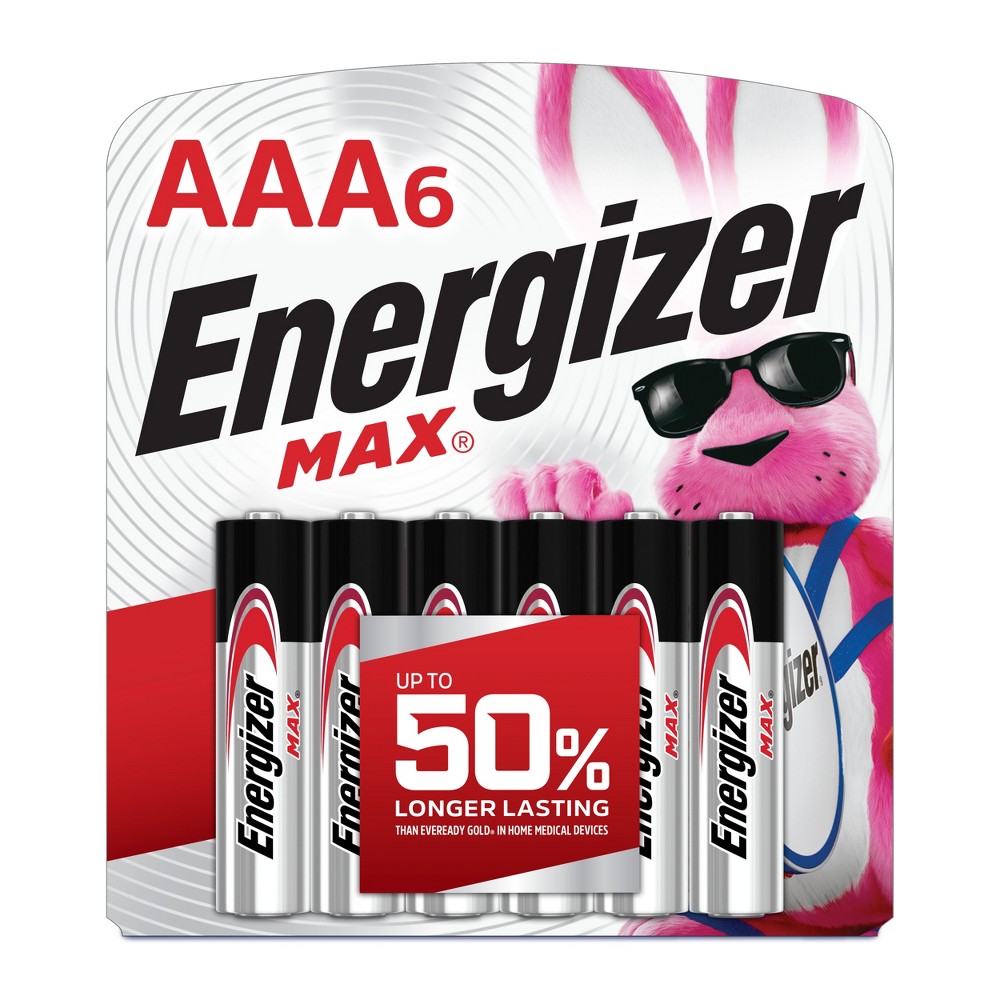 Photos - Battery Energizer Max AAA  - 6pk Alkaline Battery 