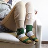 NCAA South Florida Bulls Neapolitan Stride Fuzzy Socks: Multi-Stripe Ankle Knit - 3 of 3