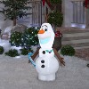 Gemmy Christmas Airblown Inflatable Olaf Disney , 4 ft Tall, Multicolored - 2 of 4