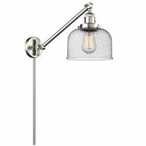 Bell - 1 Light Swing Arm Wall Sconce In Industrial Style-25 Inches Tall and 8 Inches Wide - 1 of 1