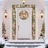9FT Battery-Operated Christmas Garland - Pre-Lit Warm White LED Lights with Pine Cones, Berries & Balls for Indoor/Outdoor Mantle Decor - 4 of 4