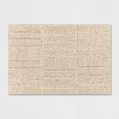2'6"x3'8" Washable Uneven Blocks Accent Rug - Threshold™