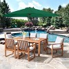 Alaterre Furniture 8pc Outdoor Patio Dining Set, Weston Table with 10' Auto Tilt Umbrella - 2 of 4