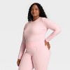 Women's Modal Ribbed Long Sleeve Top - All In Motion™ - 4 of 4