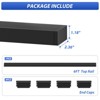 Black Metal DIY Cable Railing System Kit for Deck, Perfect for Modern Outdoor Spaces - 3 of 4