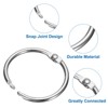 Unique Bargains Iron Round Snap Durable Smooth Glide Shower Curtain Ring 14 Pcs - 3 of 4