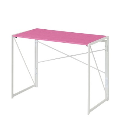 Xtra Folding Desk Pink/White - Breighton Home