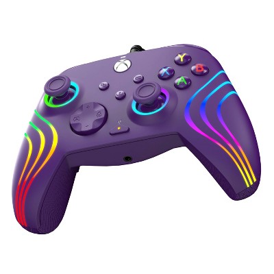 PDP Afterglow Wave Wired Controller for Xbox Series X|S/Xbox One - Purple