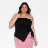 Women's Asymmetrical Slim Fit Tube Top - Wild Fable™ - 2 of 4