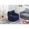 CAVINAS Soft Fabric Bean Bag Chair, Bean Bag Chair Filled With Memory Sponge, for Indoor, Living Room, Dining Room, Bedroom - 4 of 4
