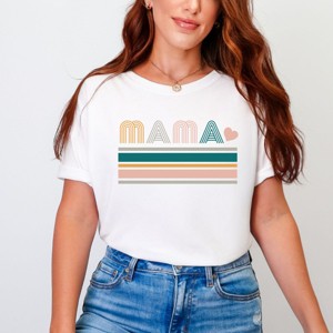 Simply Sage Market Retro Mama Stripes Garment Dyed Tee - 1 of 4
