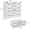 Lateral File Cabinet, Wood Rustic Storage Cabinet File Organizer - 2 of 4