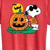 Women's - Peanuts - Joe Cool Pumpkin Short Sleeve Graphic T-Shirt - 2 of 4