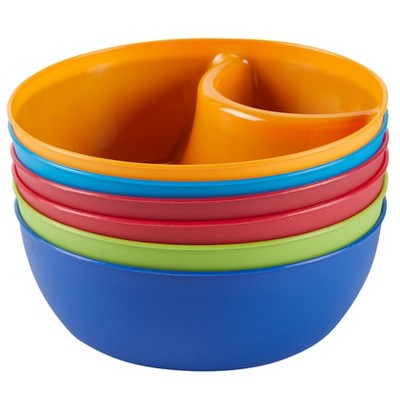 The Lakeside Collection Dip & Chip Bowl for Entertaining - Convenient Serving Bowl for Parties - Set of 6