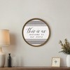 Creative Products Welcome to our Story 20 x 20 Round Brown Framed Print - 4 of 4