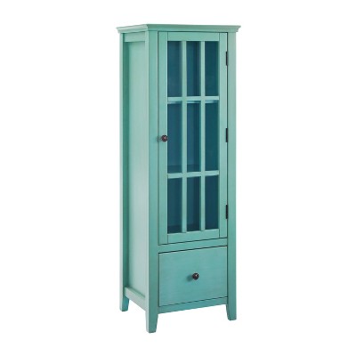 target glass door cabinet