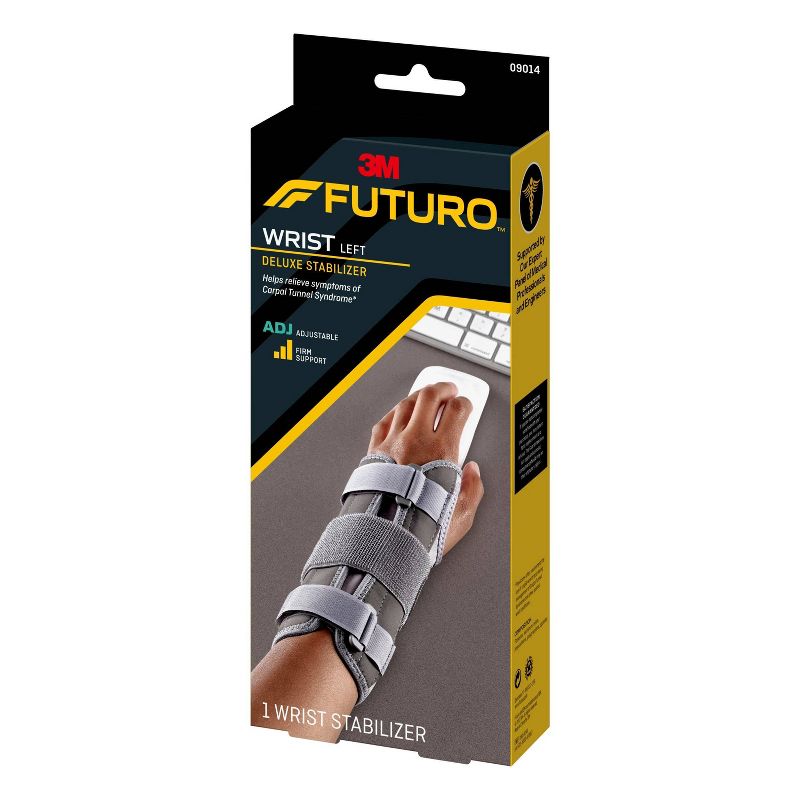 FUTURO Deluxe Wrist Stabilizer Helps Relieve Carpal Tunnel Symptoms, 3 of 10