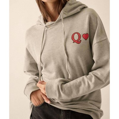 Women's Queen Of Hearts Graphic Hoodie - PROMESA